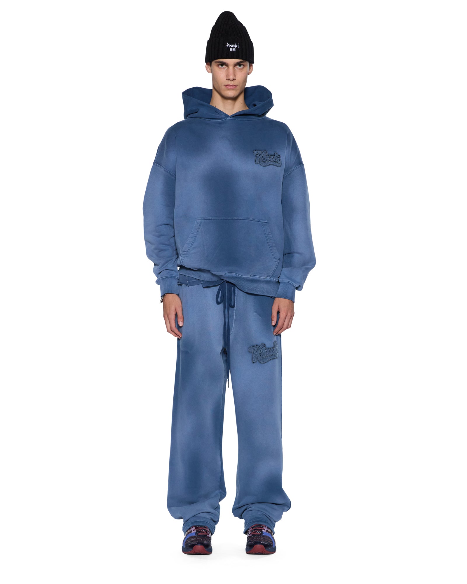 MENS  ACE SYNTHESIS TRAK PANT INK FADE REGULAR PANTS