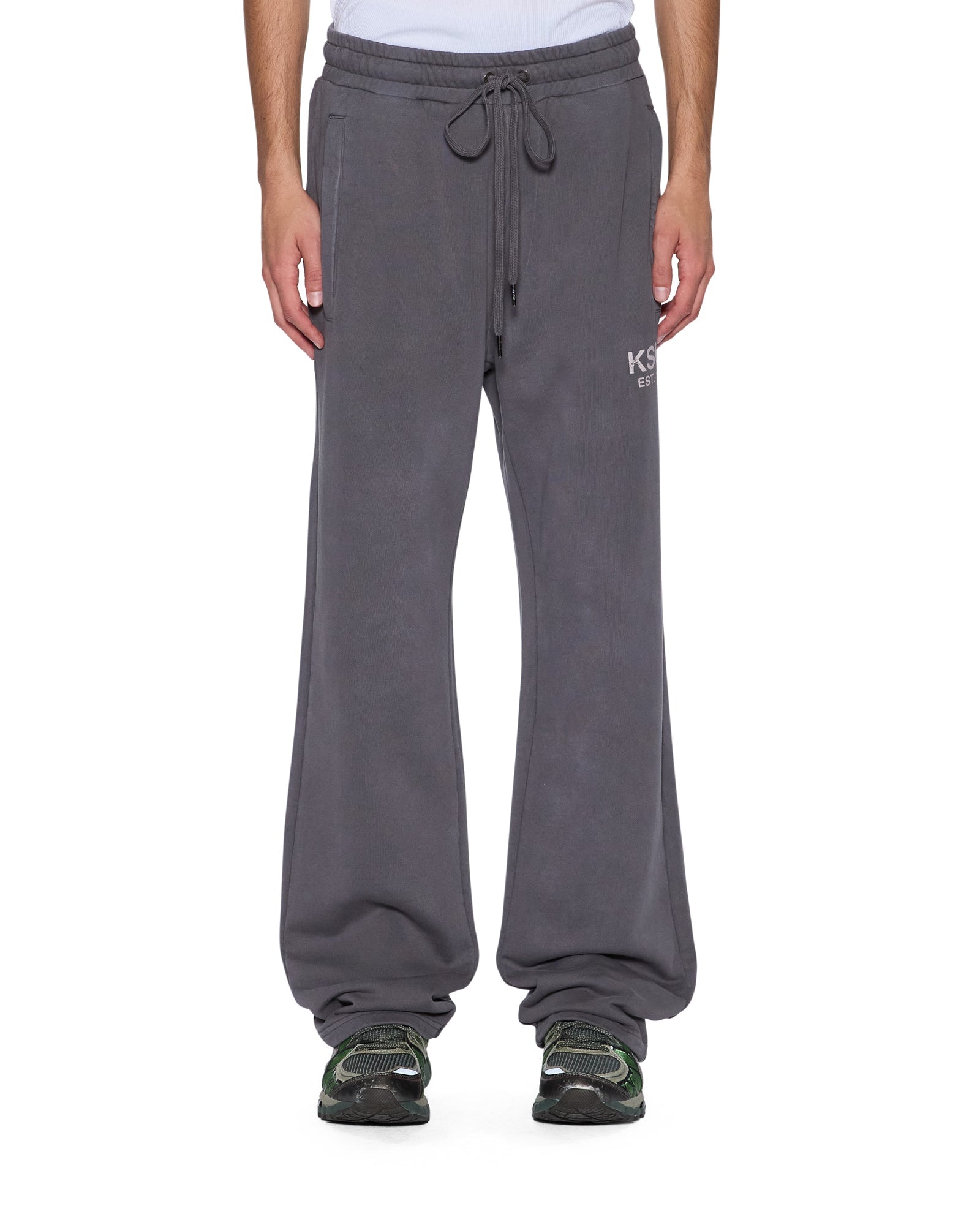 MENS  STATE SYNTHESIS TRAK PANT CHARCOAL FADE REGULAR PANTS