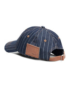 Ldn Retro Cap Navy Pinstripe Headwear - Navy