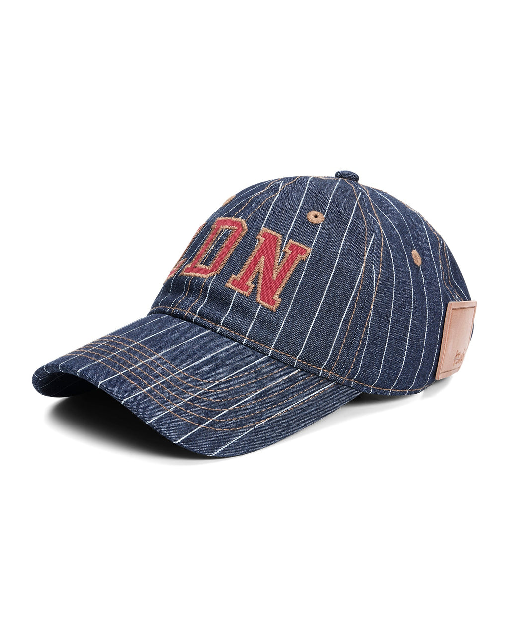 Ldn Retro Cap Navy Pinstripe Headwear - Navy