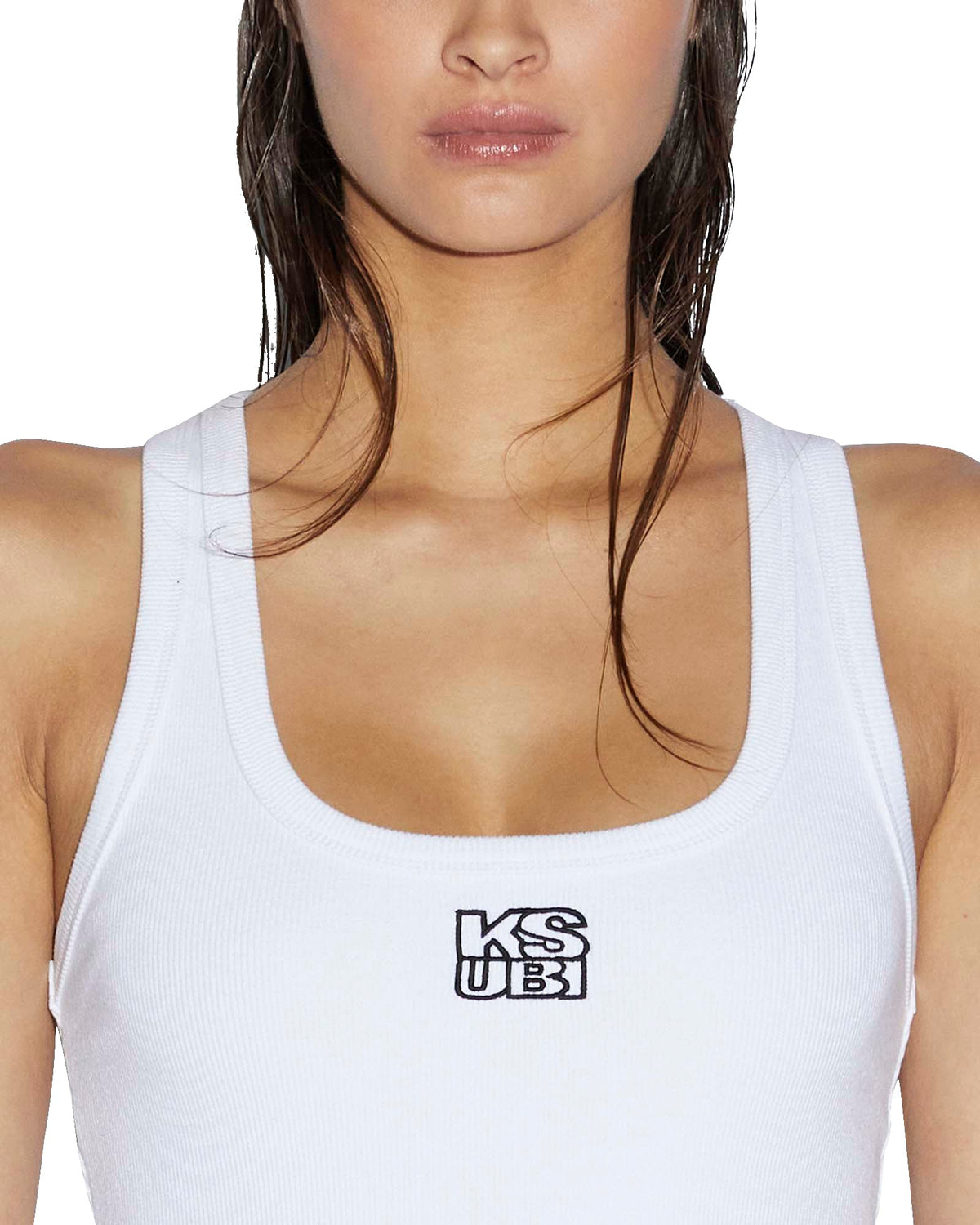 STACKED ORIGIN TANK WHITE
