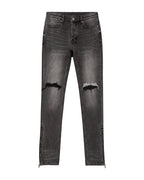 Mens Van Winkle Electric Chamber Skinny Denim Jeans - Black