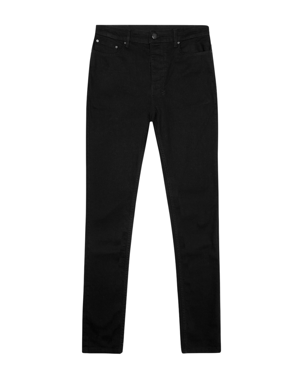 MENS  VAN WINKLE BLACK REBEL SKINNY DENIM JEANS