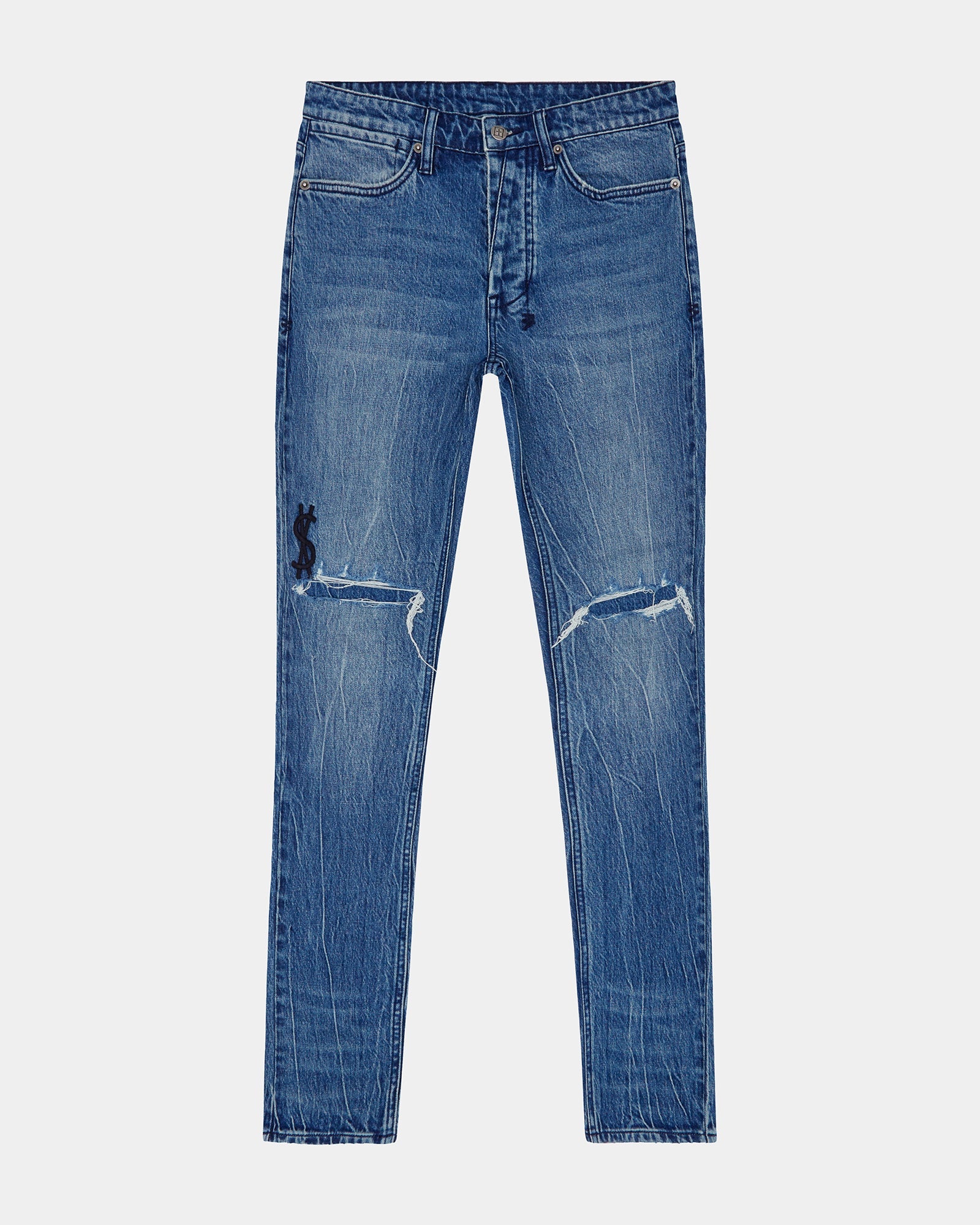 MENS  VAN WINKLE BLUUU SKINNY DENIM JEANS