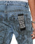 MENS  VAN WINKLE CHAMPAGNE SKETCH SKINNY DENIM JEANS