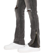 Mens Van Winkle Electric Chamber Skinny Denim Jeans - Black