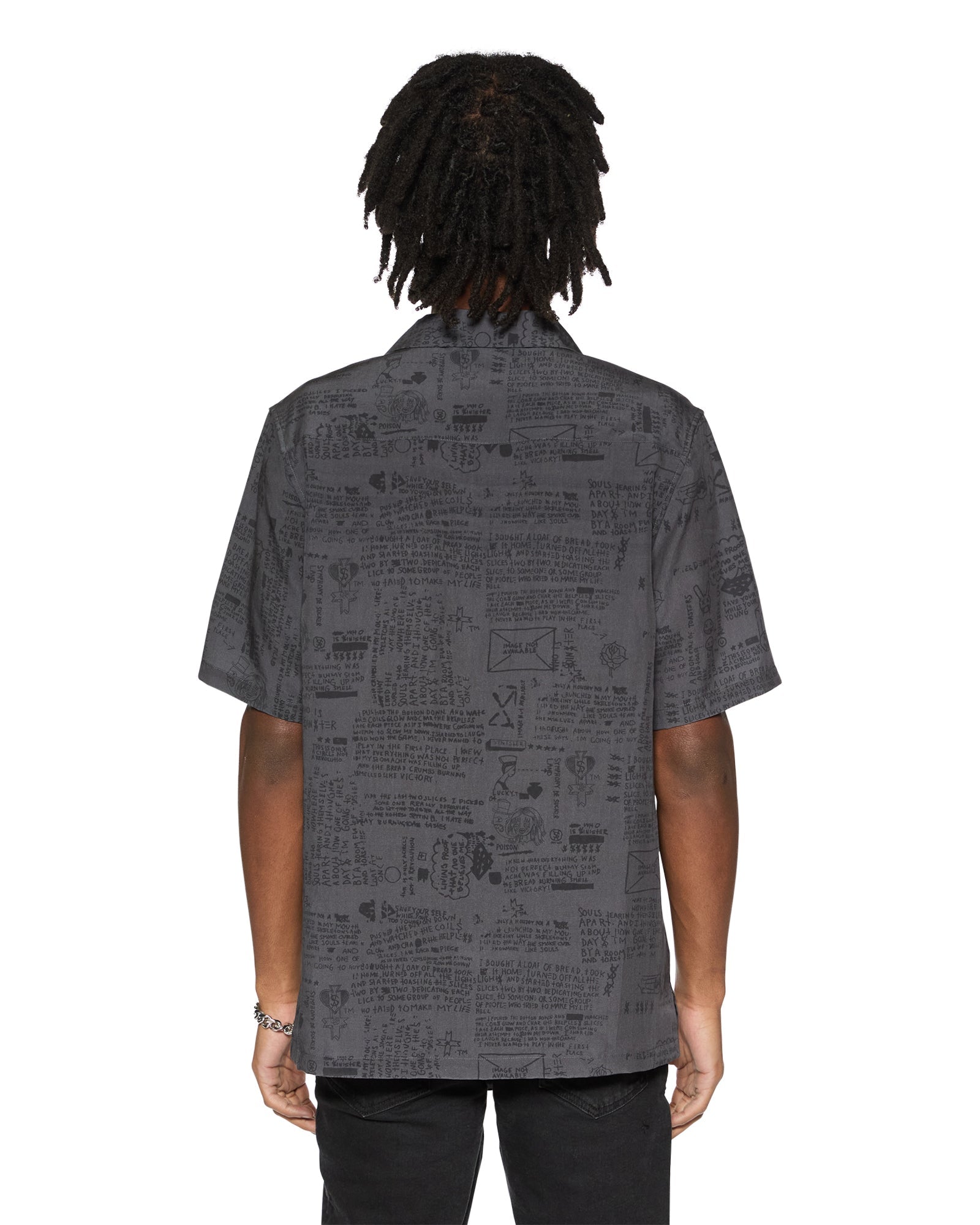 VERSES RESORT SS SHIRT BLACK