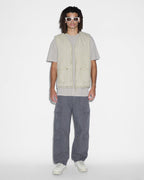 Mens All Hands Cargo Pant Washed Black Relaxed Pants - Black