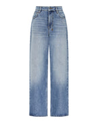Womens Empire Jean Horizon Straight Denim Jeans - Denim