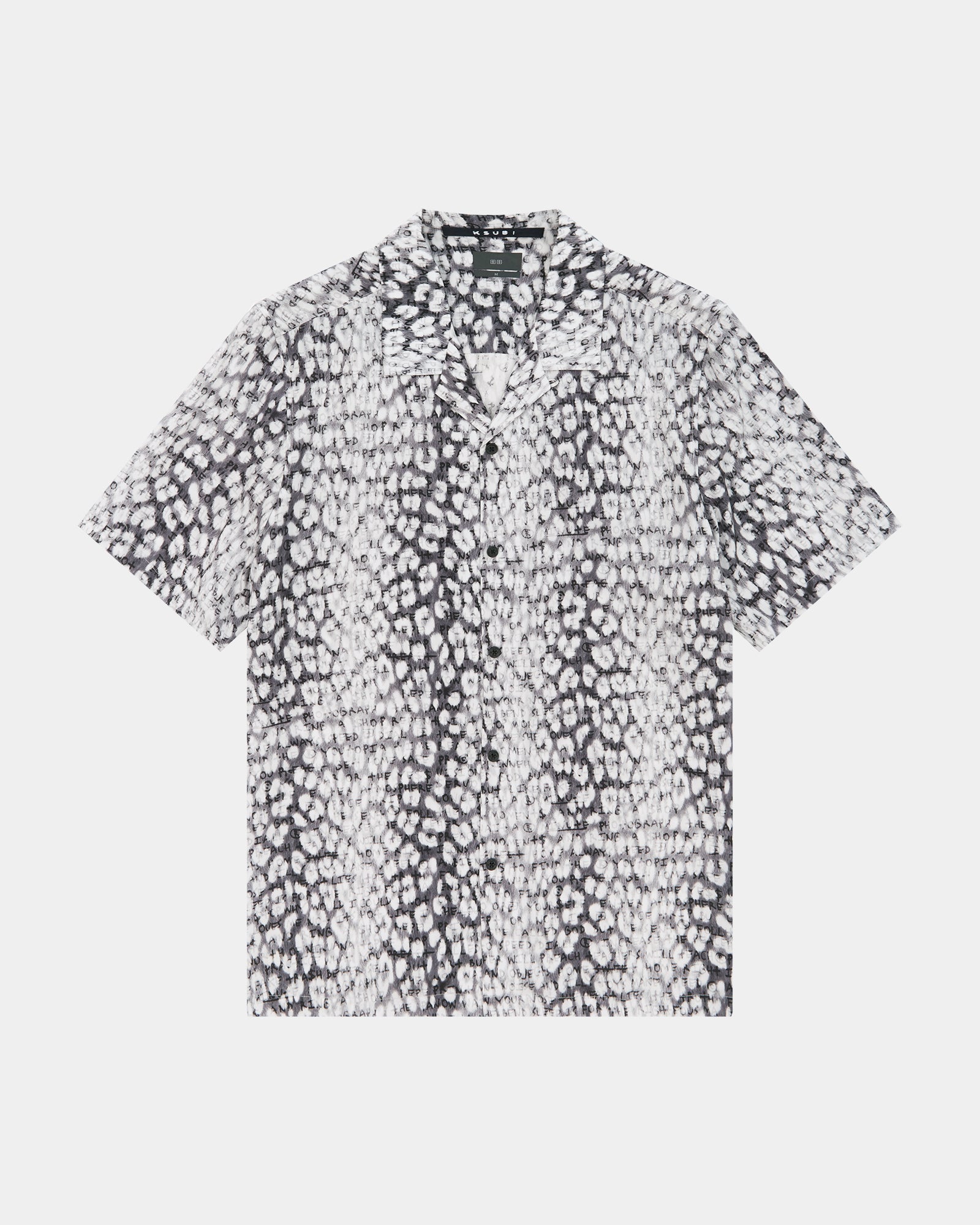 WHITENOISE LEOPARD RESORT SS SHIRT MULTI