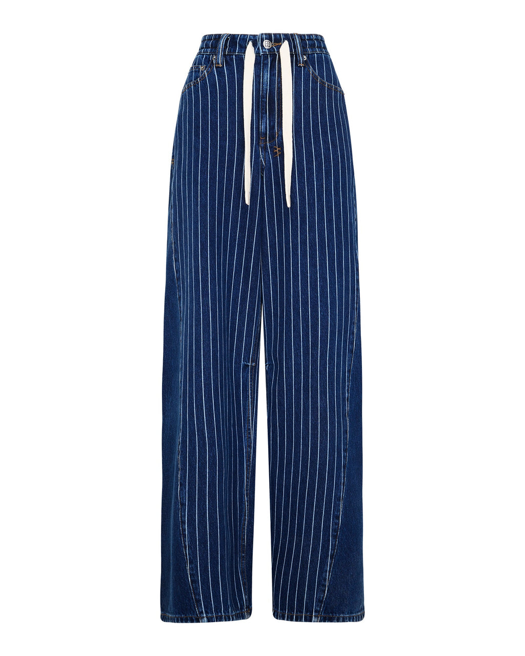 WOMENS KSUPER MAYFAIR BLUE SPLICED DENIM JEANS