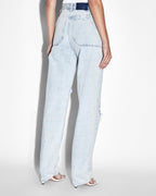 Womens Playback Paradise Straight Denim Jeans - Denim