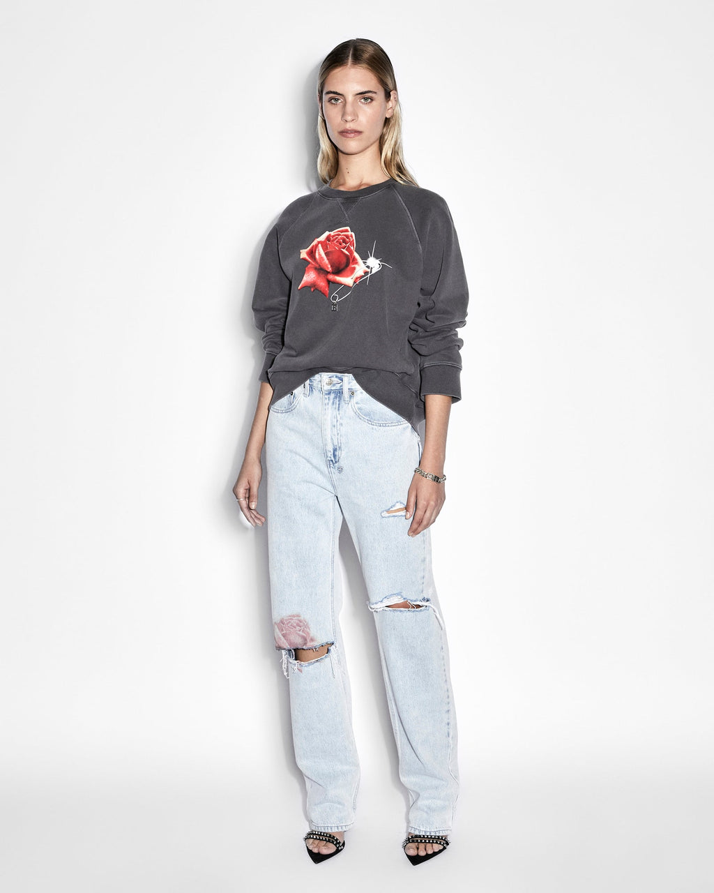 Womens Playback Paradise Straight Denim Jeans - Denim