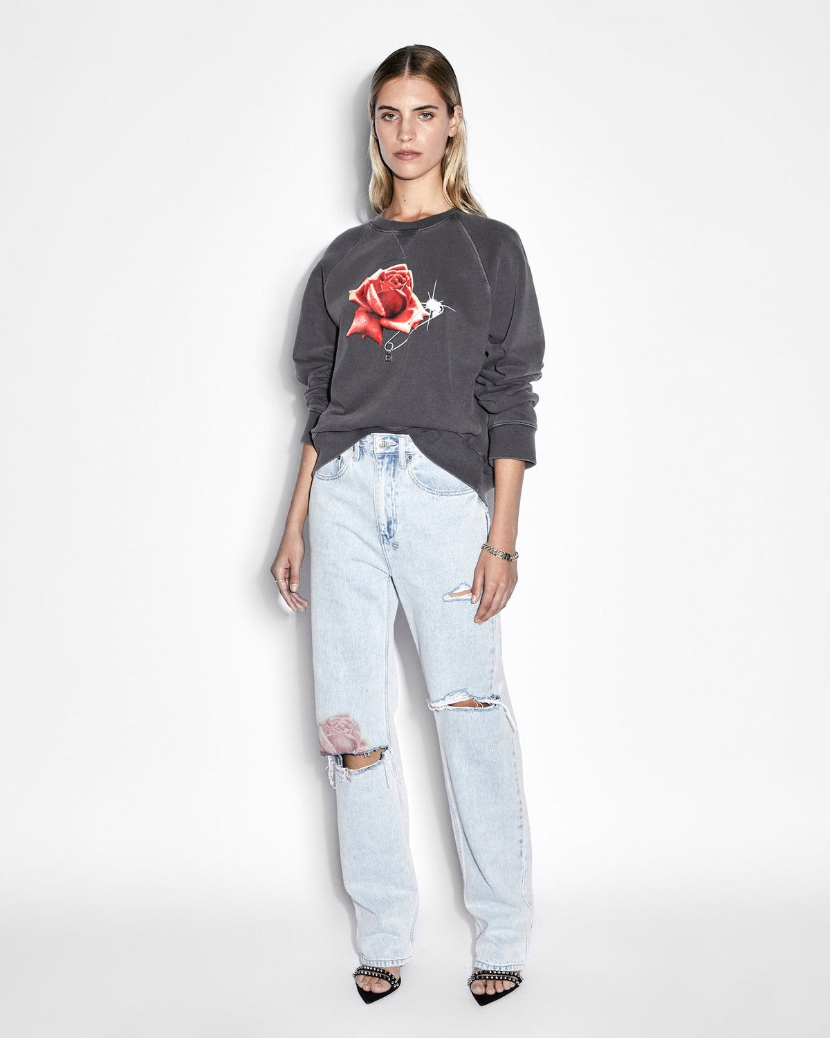 Womens Playback Paradise Straight Denim Jeans - Denim