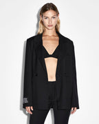 WOMENS BOND BLAZER BLACK JACKETS