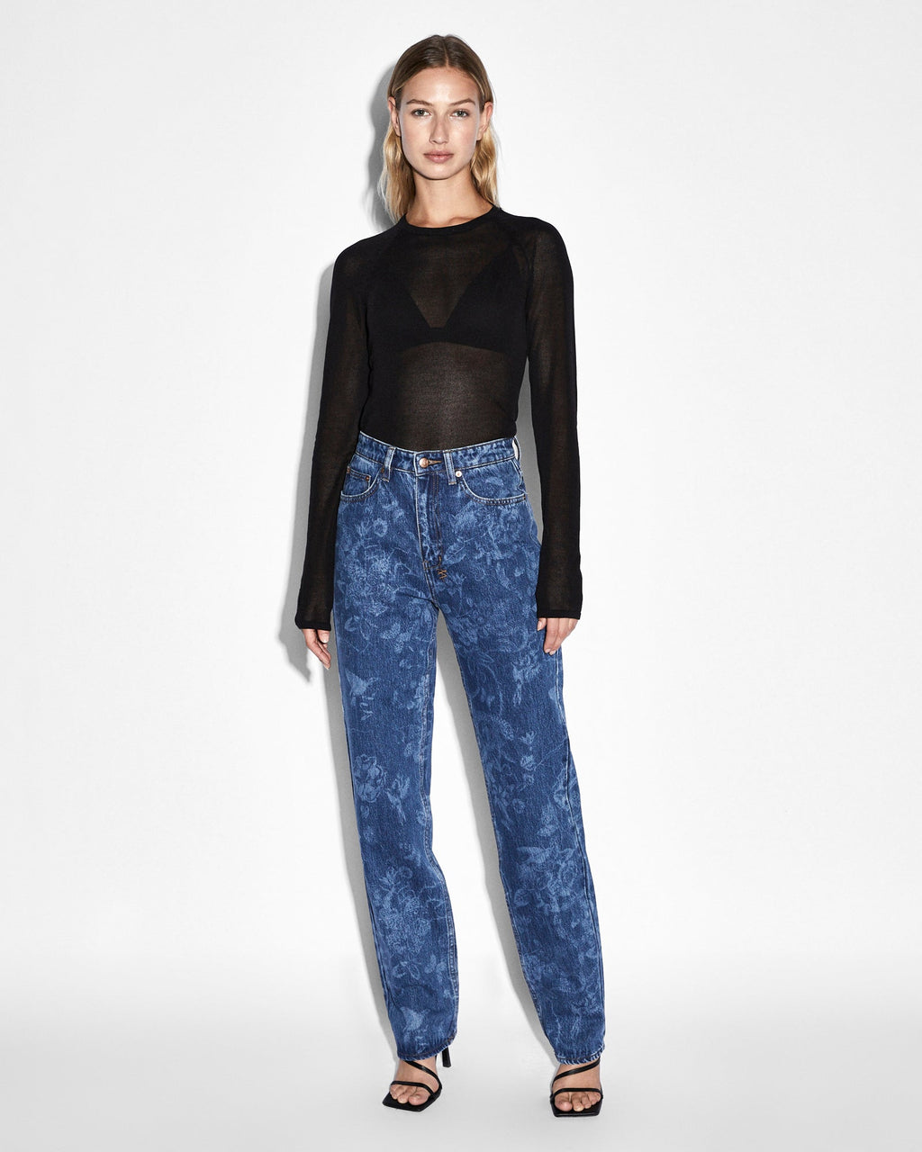 WOMENS ULTRA KNIT TOP BLACK KNITWEAR