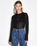 WOMENS ULTRA KNIT TOP BLACK KNITWEAR