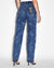WOMENS  PLAYBACK IMPRINT STRAIGHT DENIM JEANS