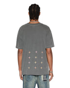 MENS WORLD ORDER BIGGIE SS TEE CHARCOAL TEES