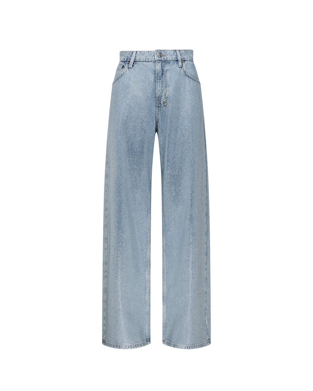 Womens Empire Jean High Rollers Straight Denim Jeans - Denim