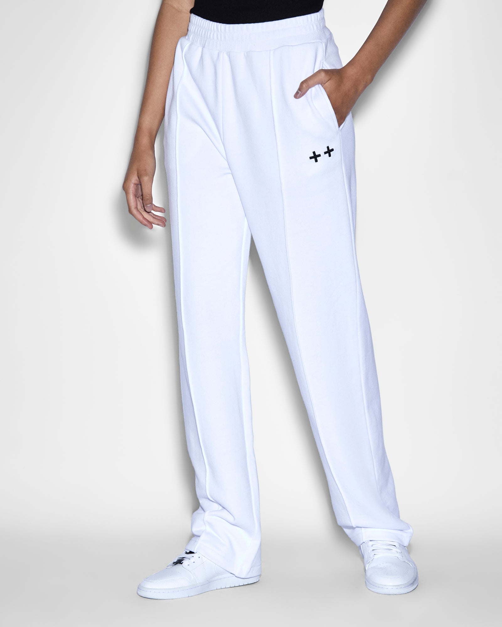 WOMENS  NIMBUS STRAIGHT TRAK WHITE REGULAR PANTS