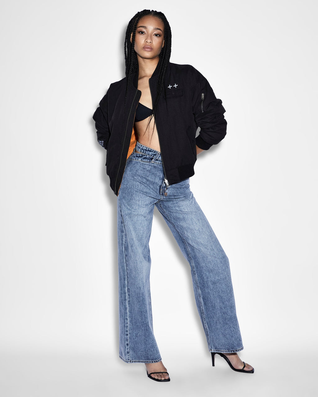 WOMENS STRIDER DETTACHED JEAN HAVEN DENIM JEANS
