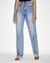 WOMENS  PLAYBACK LIFETIME PANEL STRAIGHT DENIM JEANS