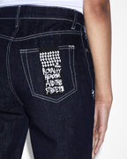 Womens Brooklyn Jean Zenith Straight Denim Jeans - Denim