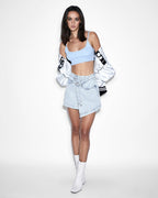 WOMENS KNIT BRALETTE SKY FASHION TOPS