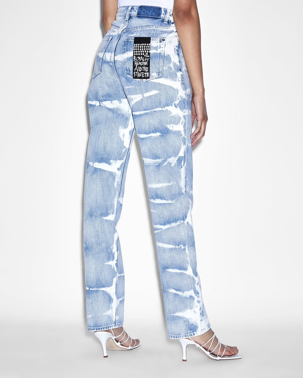 Womens Playback Motley Straight Denim Jeans - Multi Colour