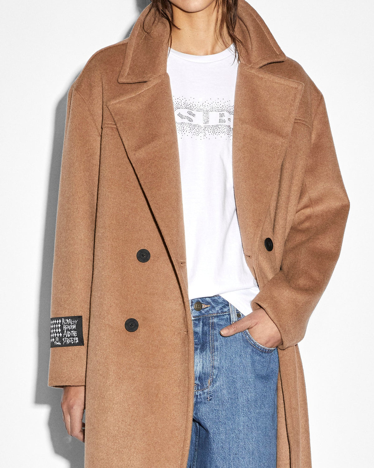 WOMENS SPECTRE COAT TAN JACKETS