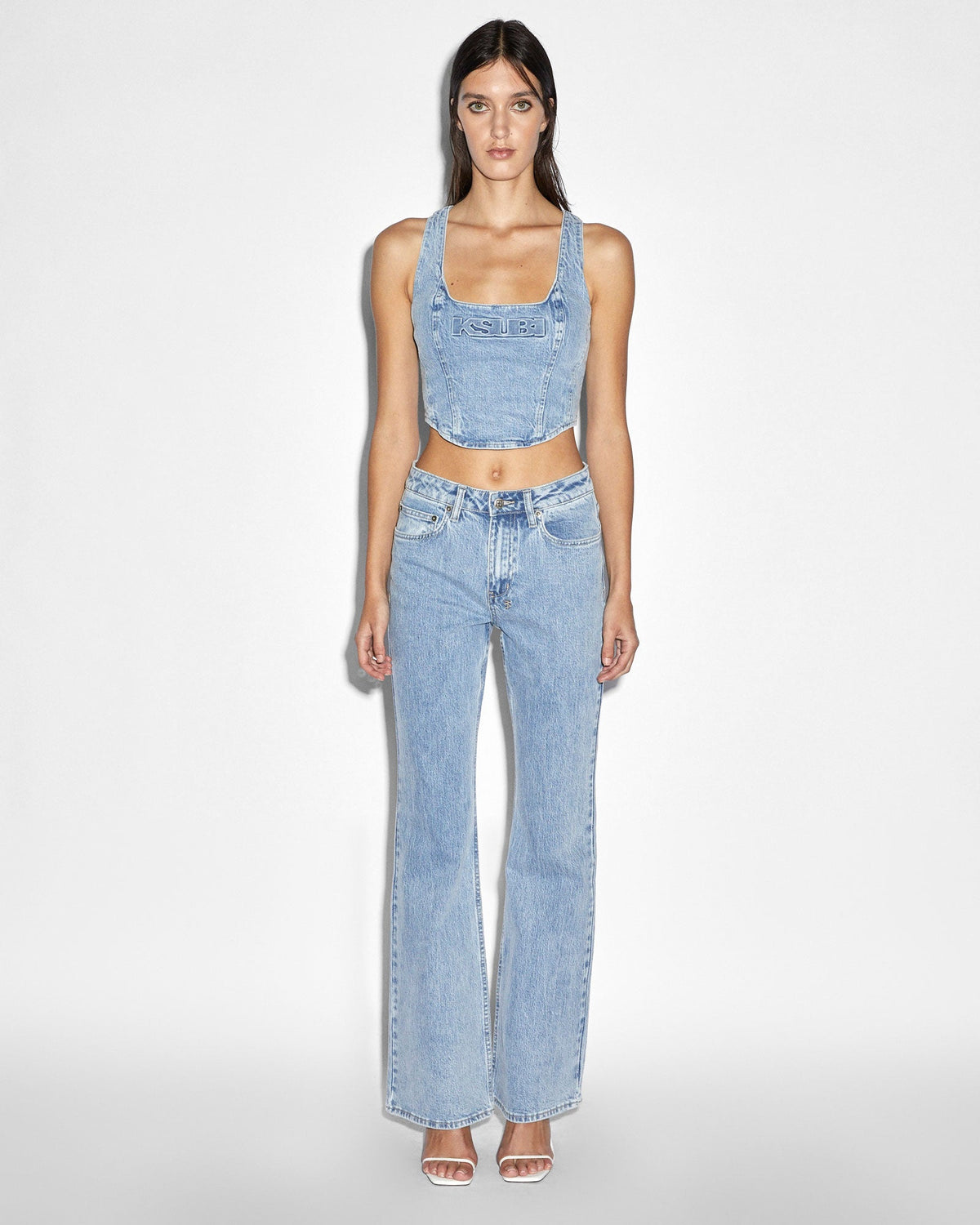 Womens Soho Authentik Flare Denim Jeans - Denim