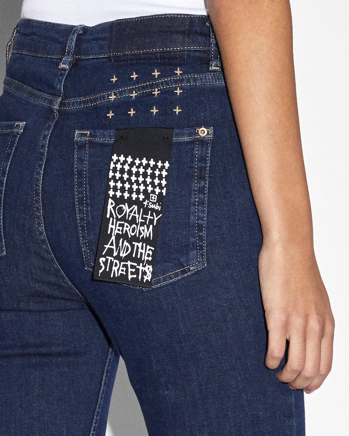 Womens Hi N Wasted Xtra Legacy Skinny Denim Jeans - Denim