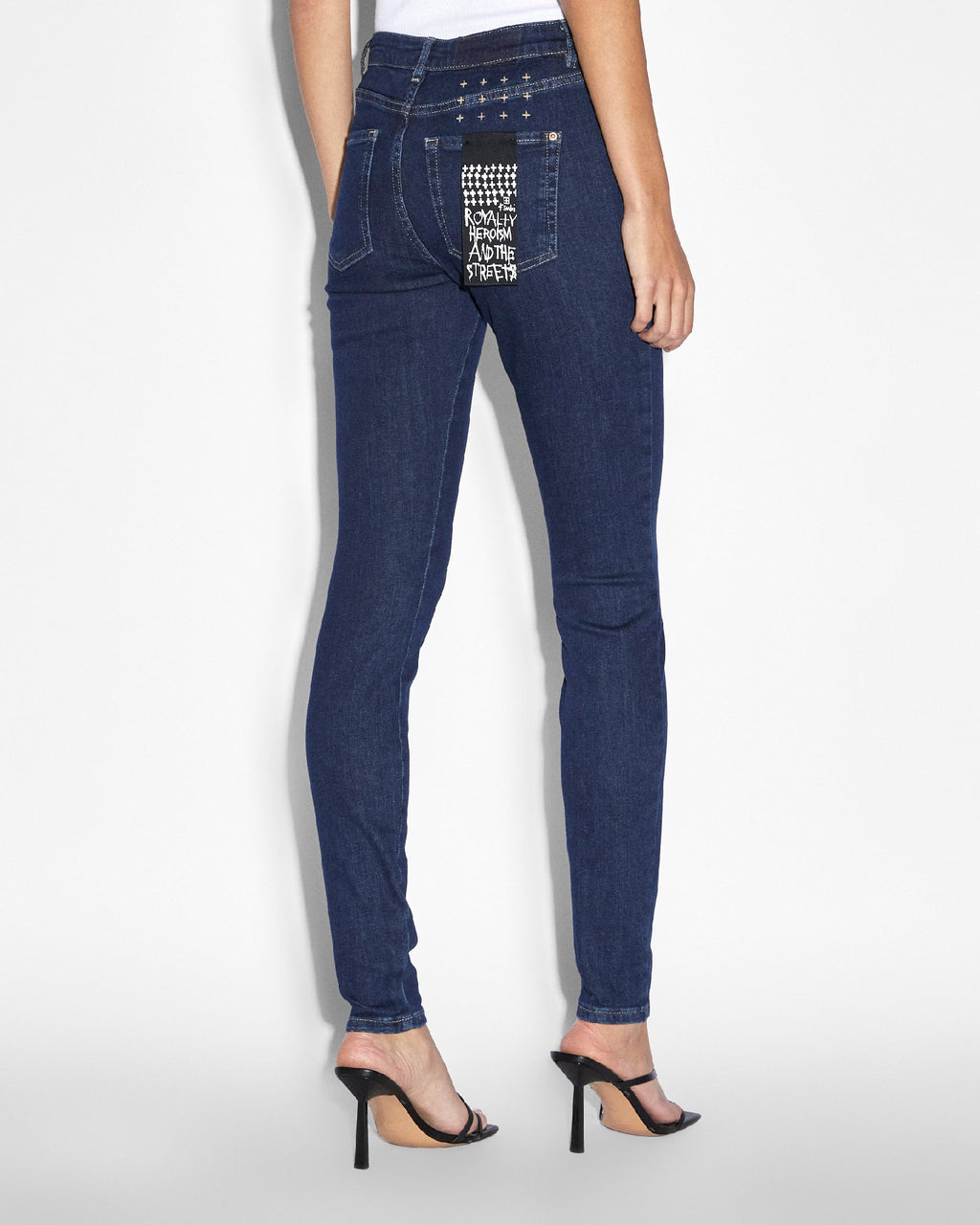 Womens Spray On Xtra Legacy Skinny Denim Jeans - Denim