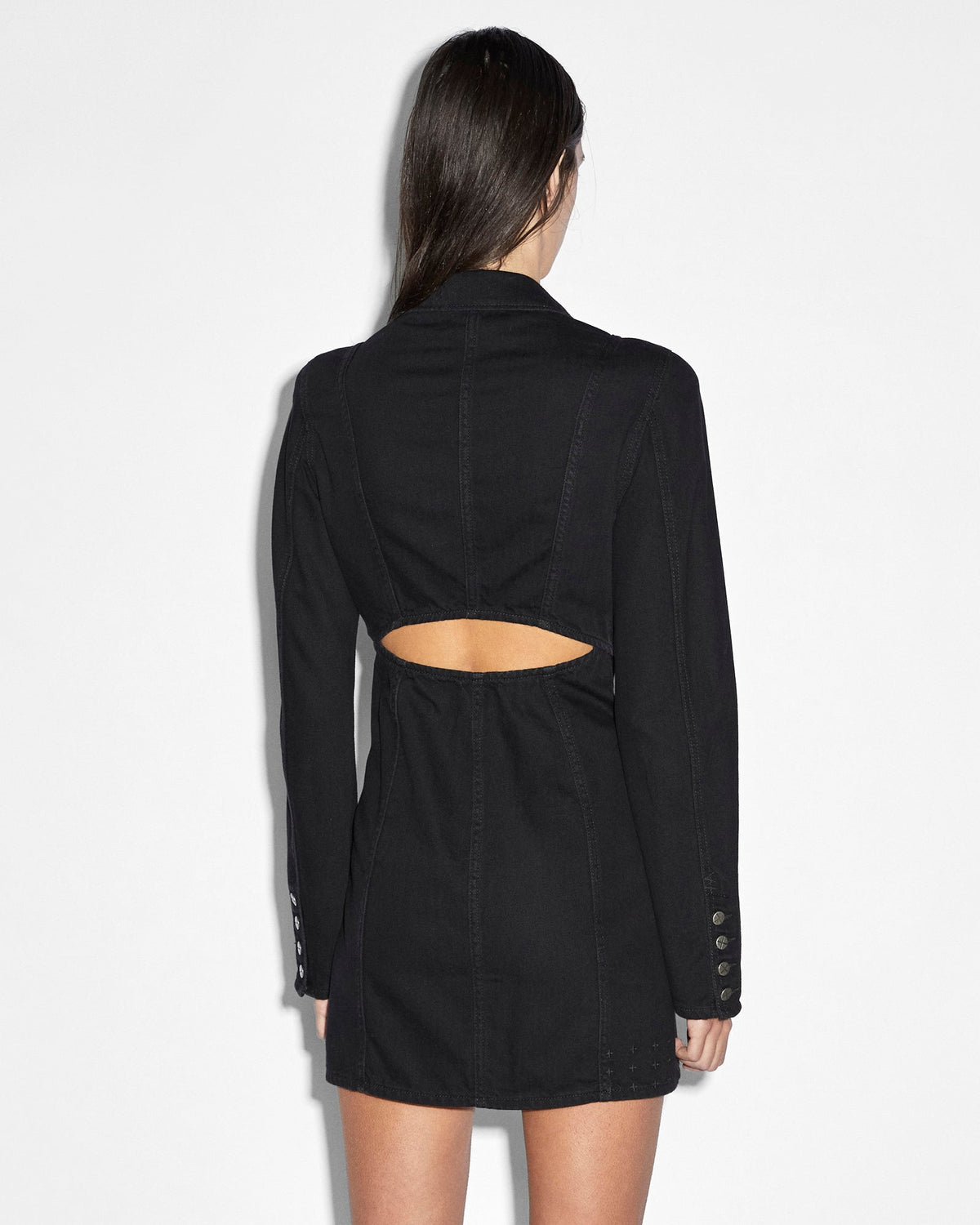 Womens Rapture Dress Stealth Fitted Dresses - Black