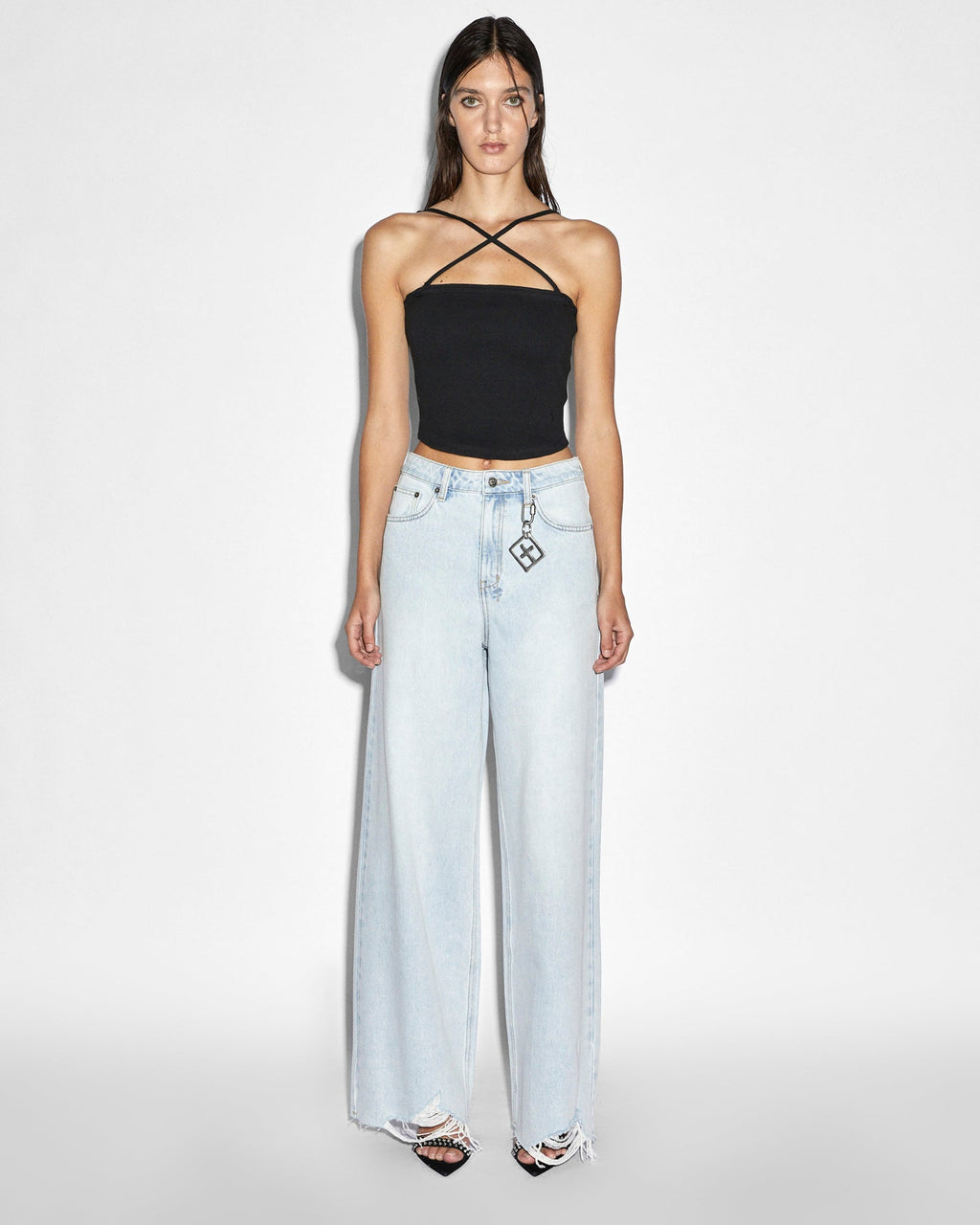 WOMENS ARISE TUBE TOP BLACK FASHION TOPS