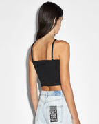 WOMENS ARISE TUBE TOP BLACK FASHION TOPS