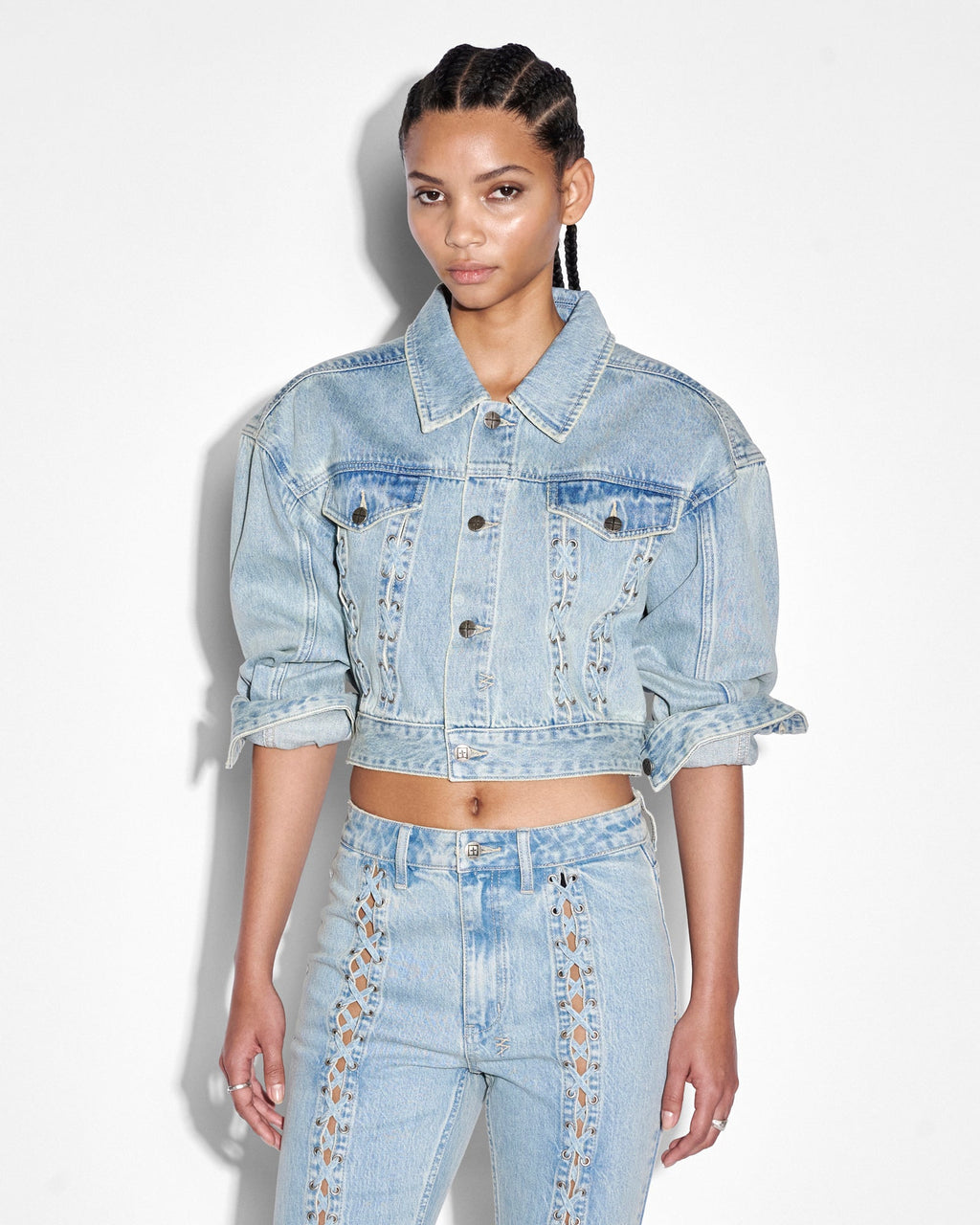 WOMENS BILLIE JACKET DOVE LACED JACKETS