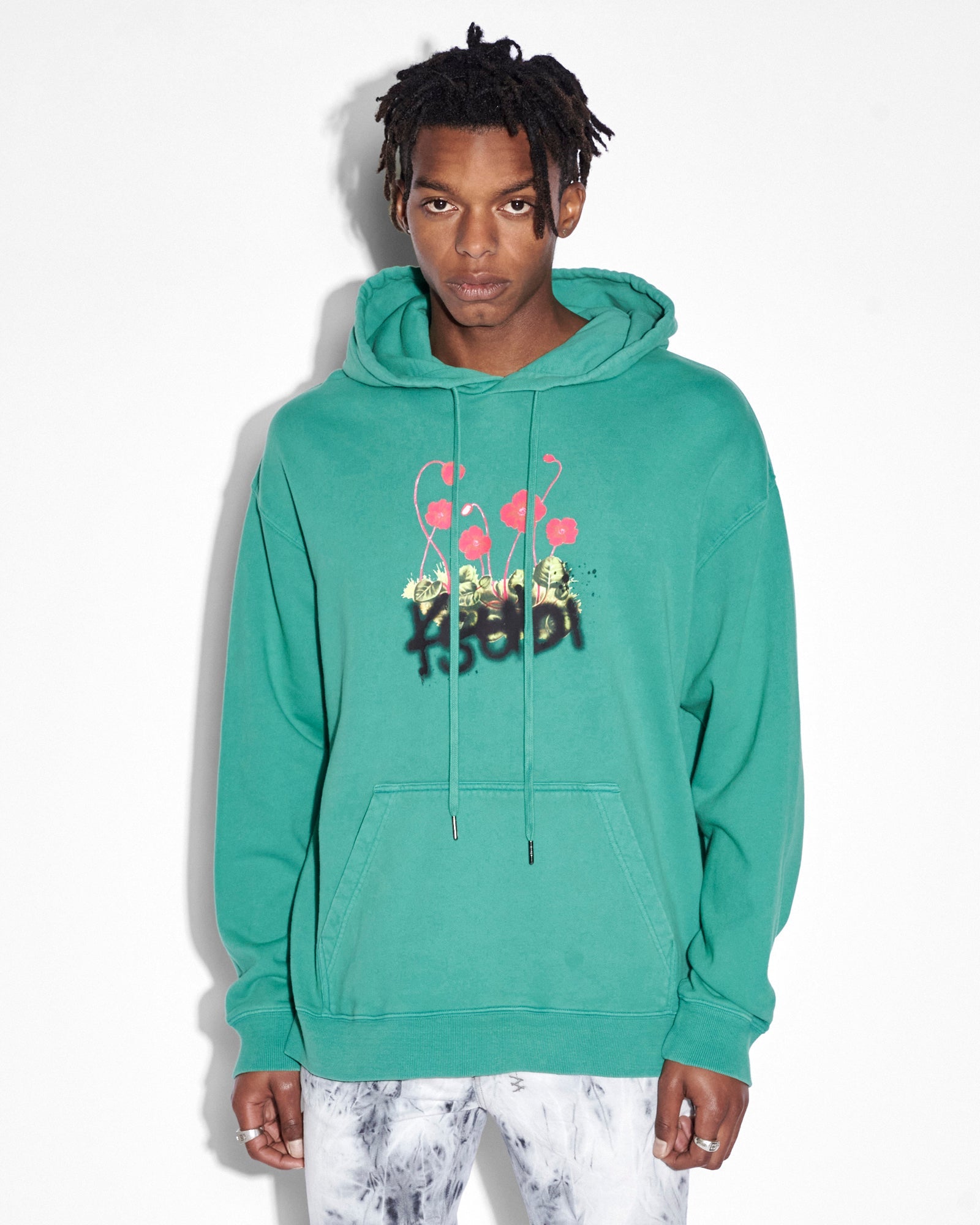 GRASS CUTTER BIGGIE HOODIE GREENOUT