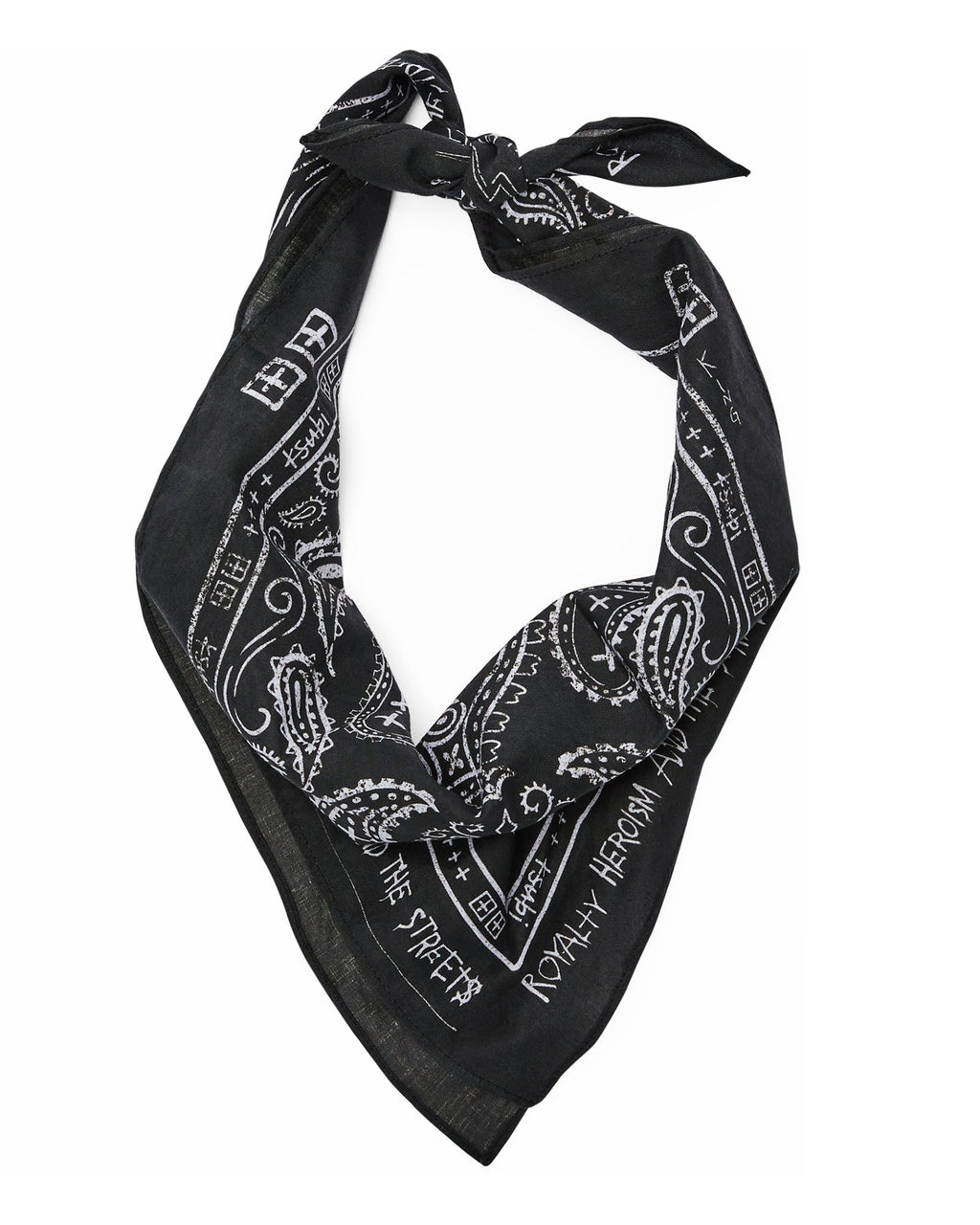GHOSTED BANDANA BLACK/WHITE ACCESSORIES
