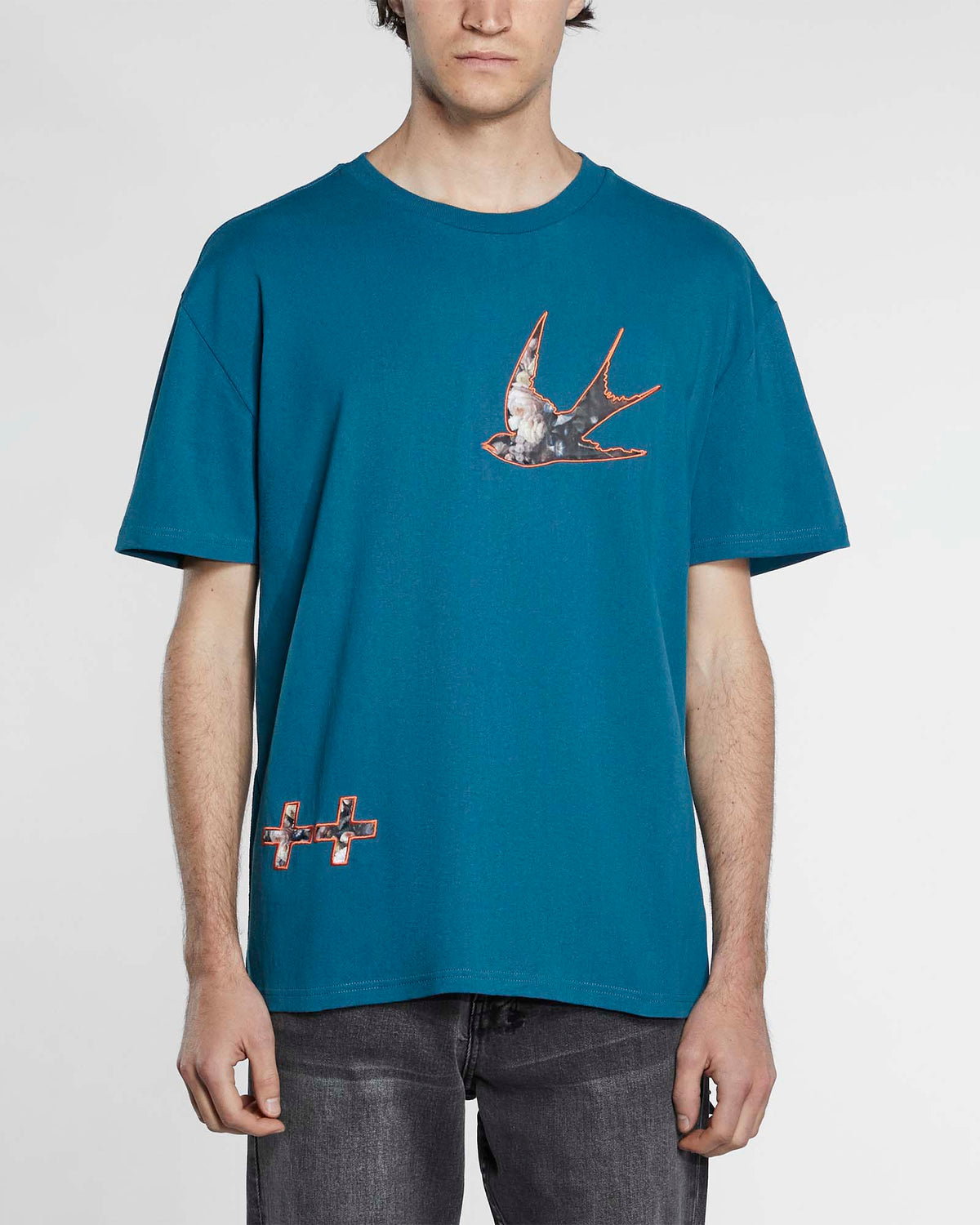 ECOLOGY BIGGIE SS TEE TEAL