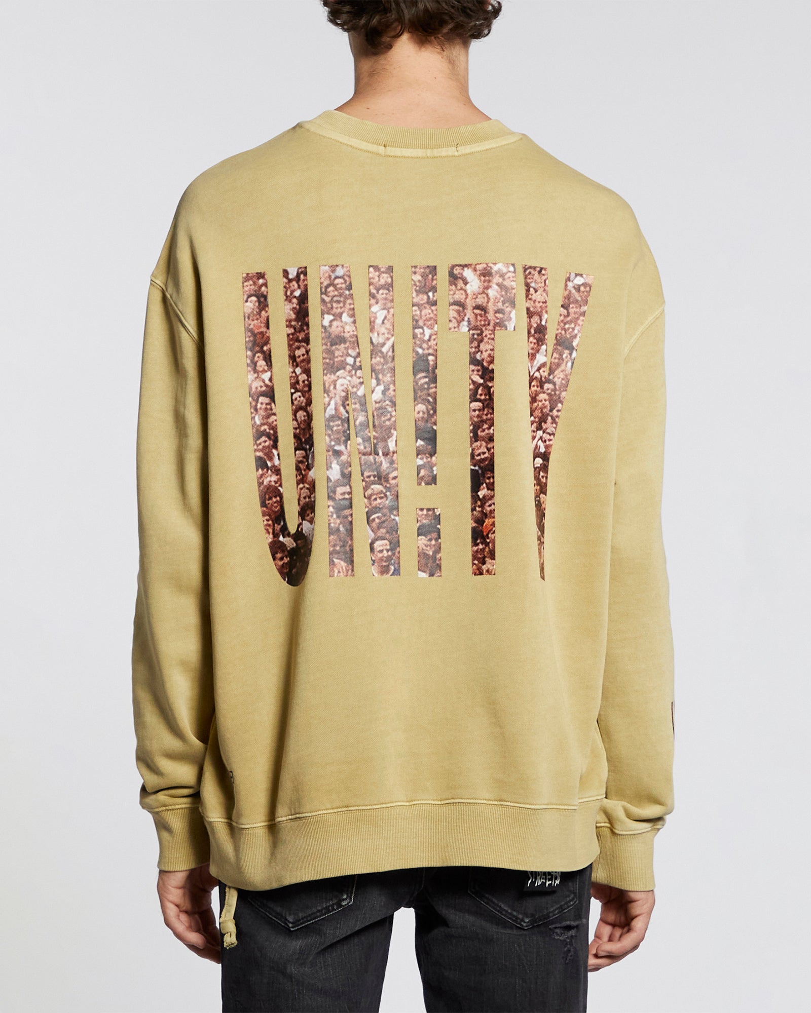 MENS  CROWDED KASH CREW PATROL REGULAR FLEECE