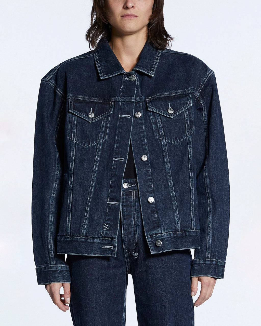 Womens Oversized Jacket Obscura Oversized Jackets - Denim