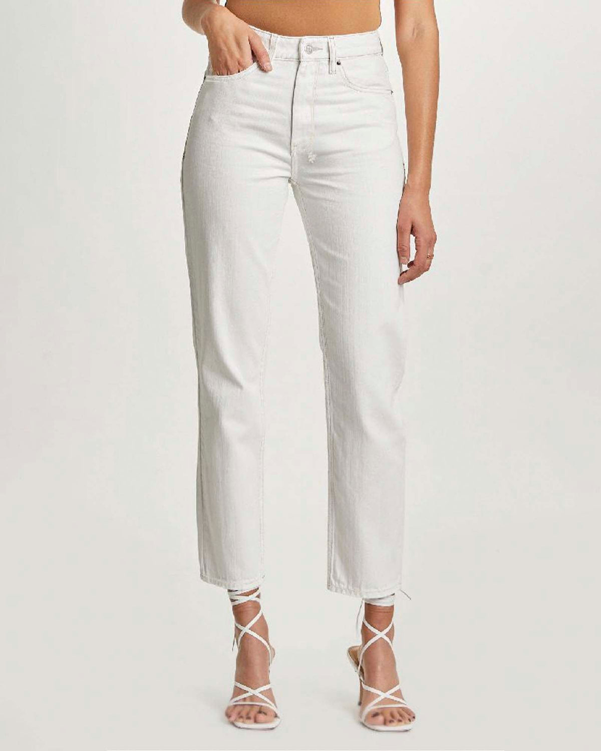 WOMENS NINE O BLANC DENIM JEANS