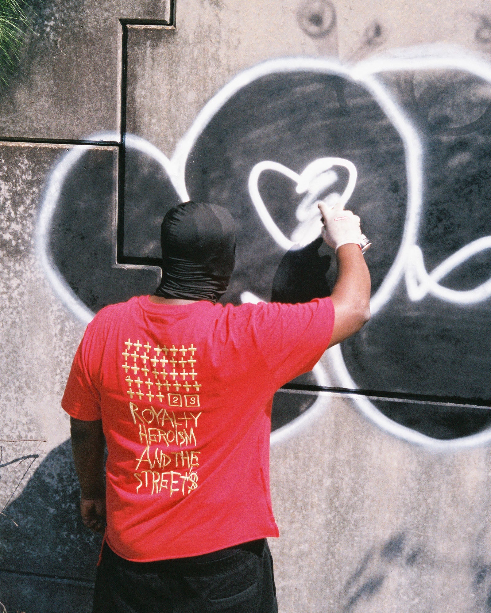 MENS  KSUBI 23 BIGGIE SS TEE RED OVERSIZED TEES