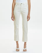 WOMENS NINE O ECRU DENIM JEANS