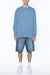 MENS  STITCH UP BIGGIE LS TEE MARINE OVERSIZED TEES