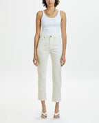 WOMENS NINE O ECRU DENIM JEANS