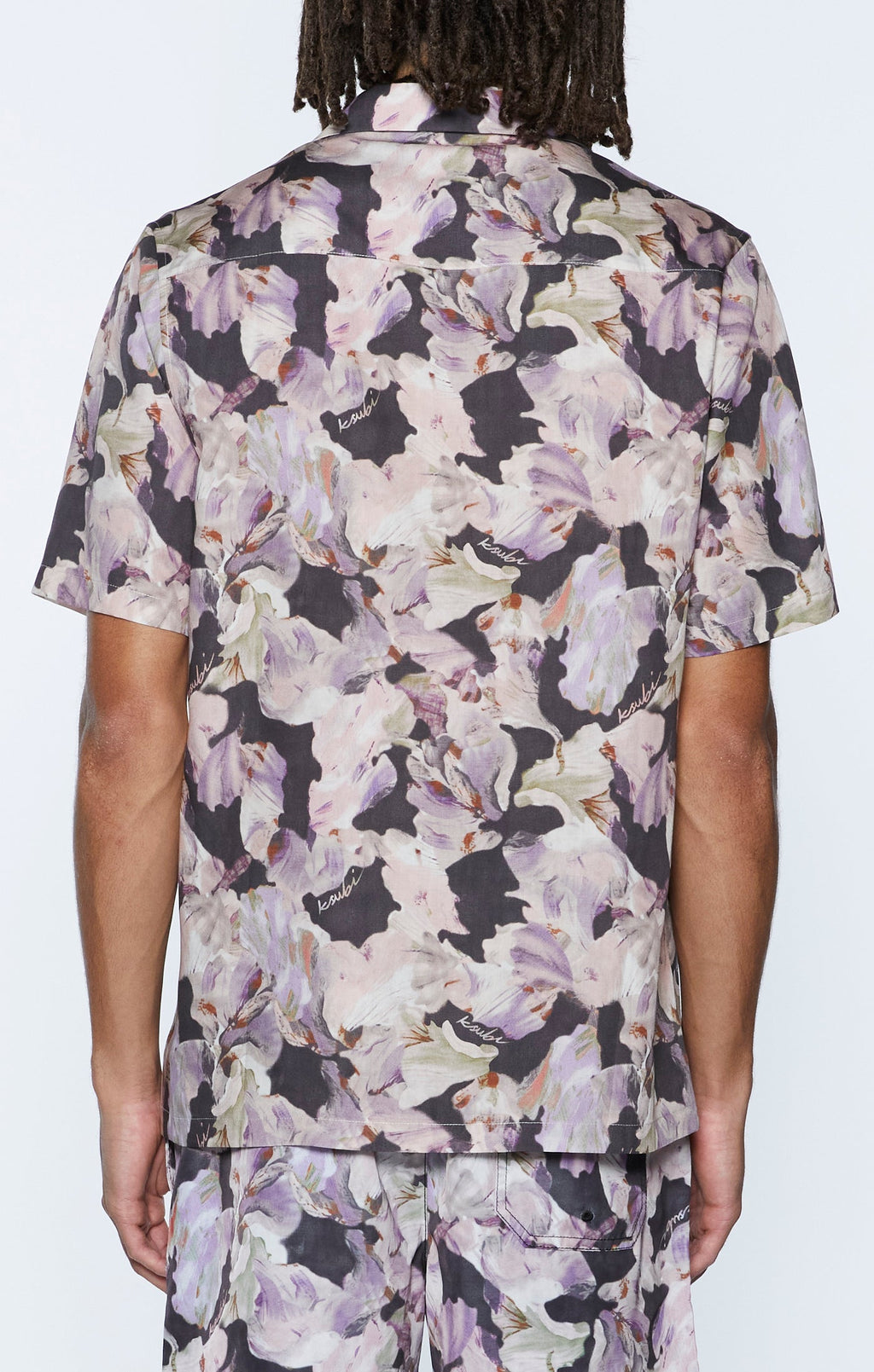 Mens Painted Resort Ss Shirt Multi Regular Shirts - Multi Colour