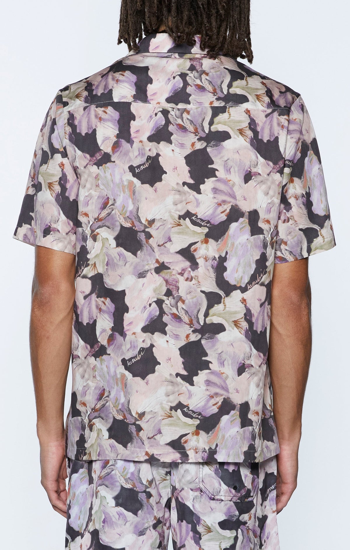 Mens Painted Resort Ss Shirt Multi Regular Shirts - Multi Colour
